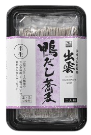 国産そば粉使用　出雲鴨だし蕎麦